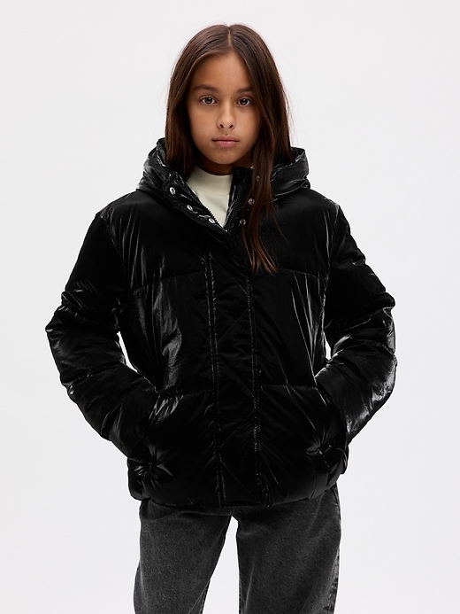 Kids Nylon Shine Puffer Jacket | Gap
