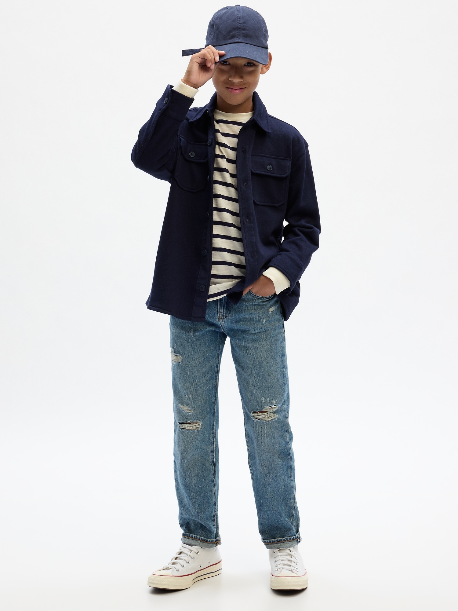 Gap kids on sale ripped jeans