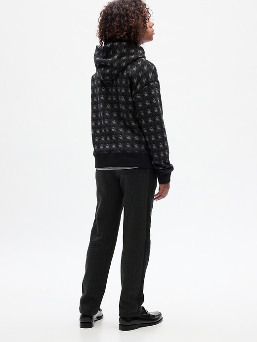 2 of 8 showing, with the color grey of product GAP × DAP Kids Logo Track Pants