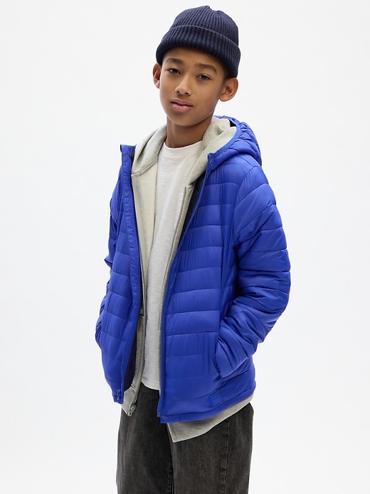 Image number 1 showing, Kids Recycled Lightweight Puffer Jacket