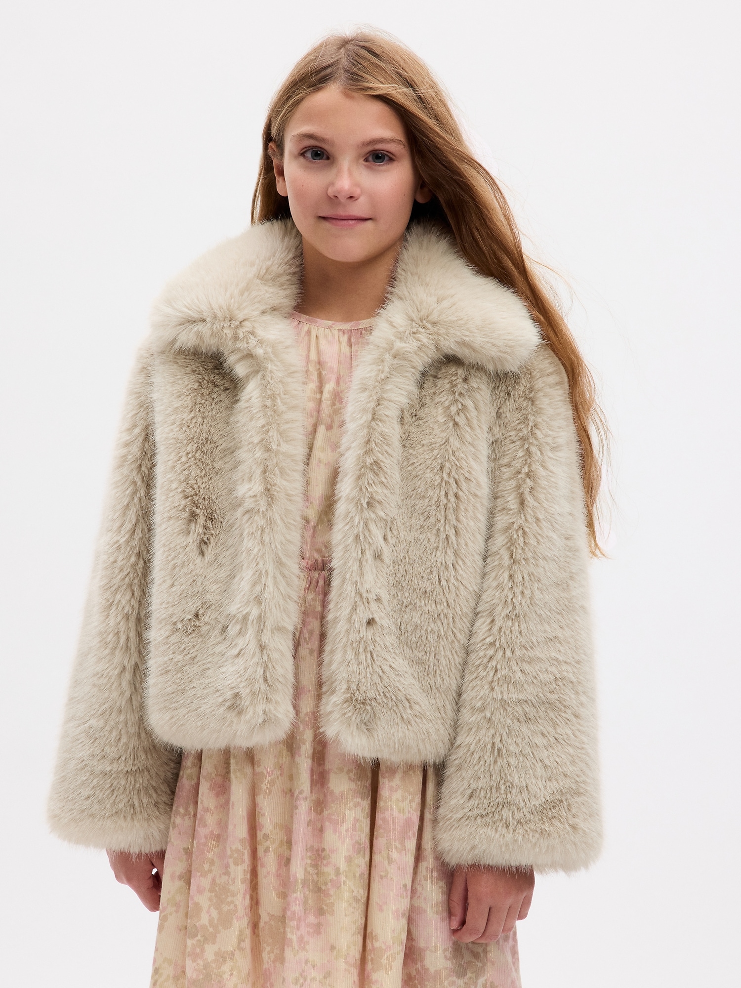 Kids Faux-Fur Coat