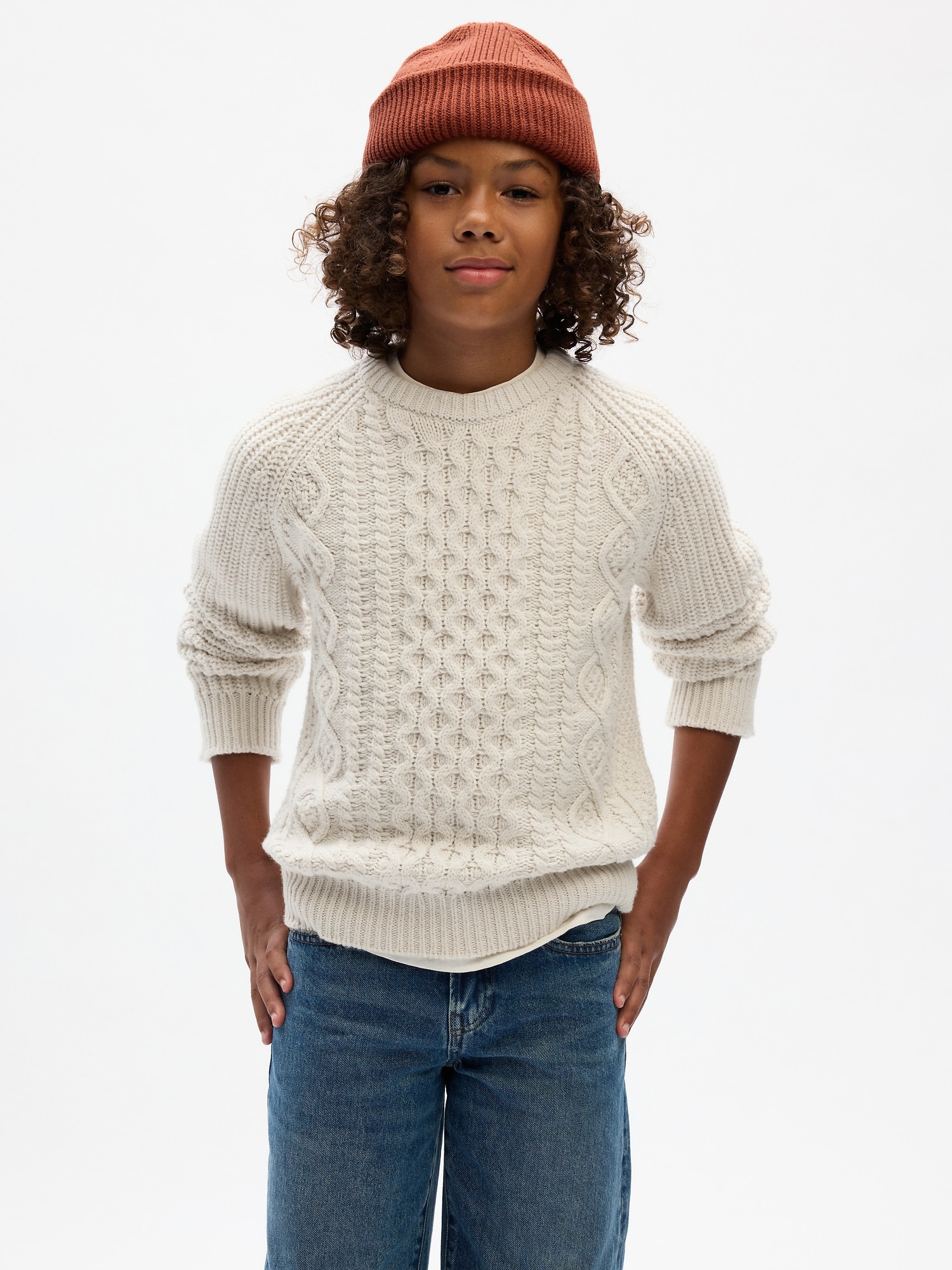 Kids Cable-Knit Sweater