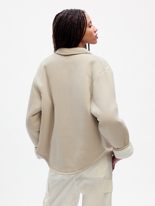 Image number 2 showing, Sherpa-Lined Shirt Jacket