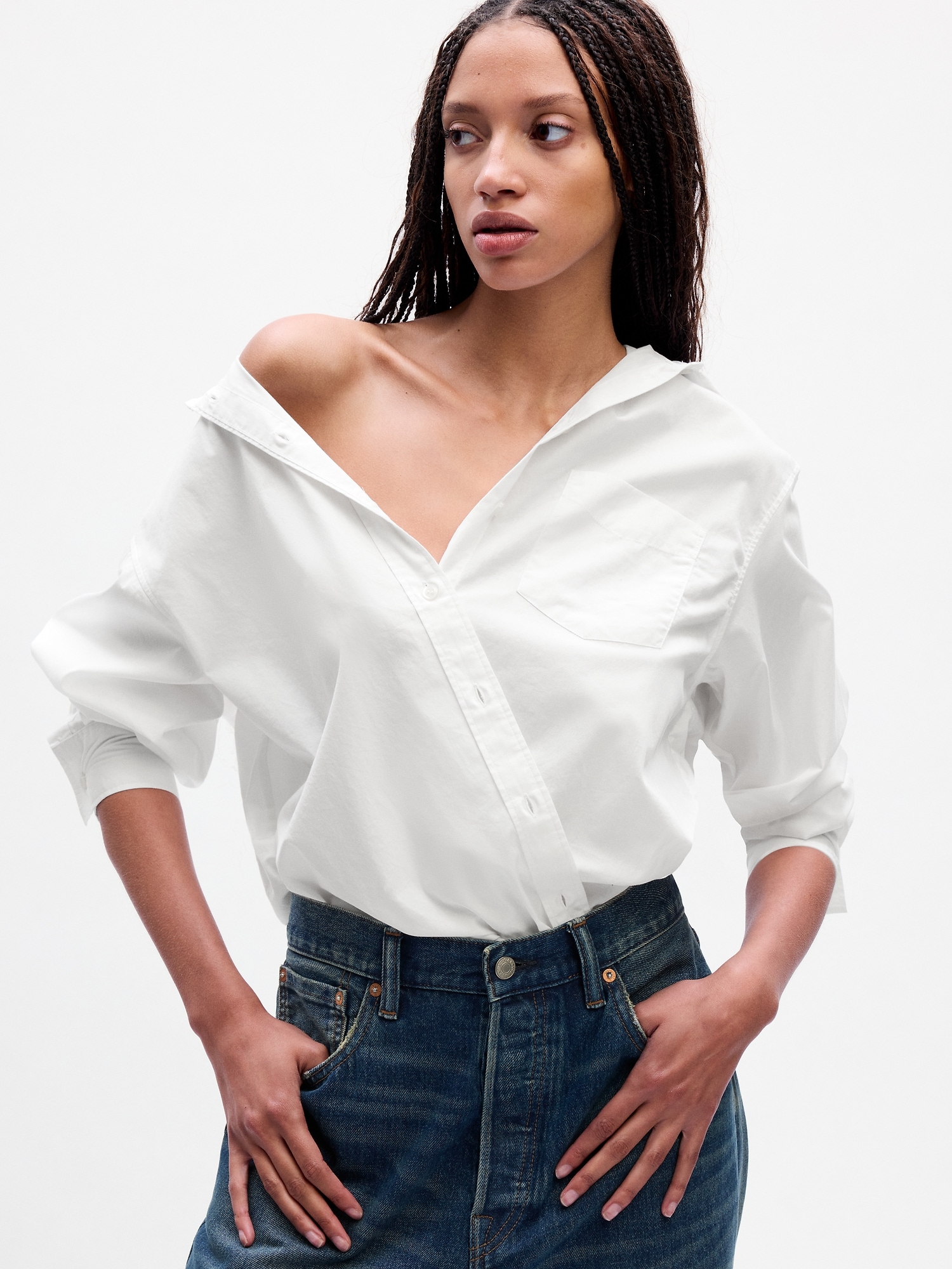 Organic Cotton Big Shirt | Gap