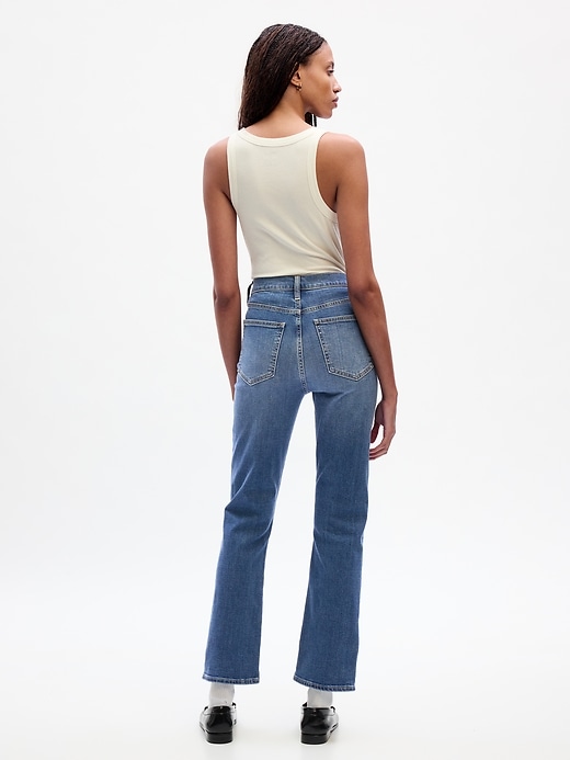 Image number 2 showing, High Rise Kick Fit Jeans
