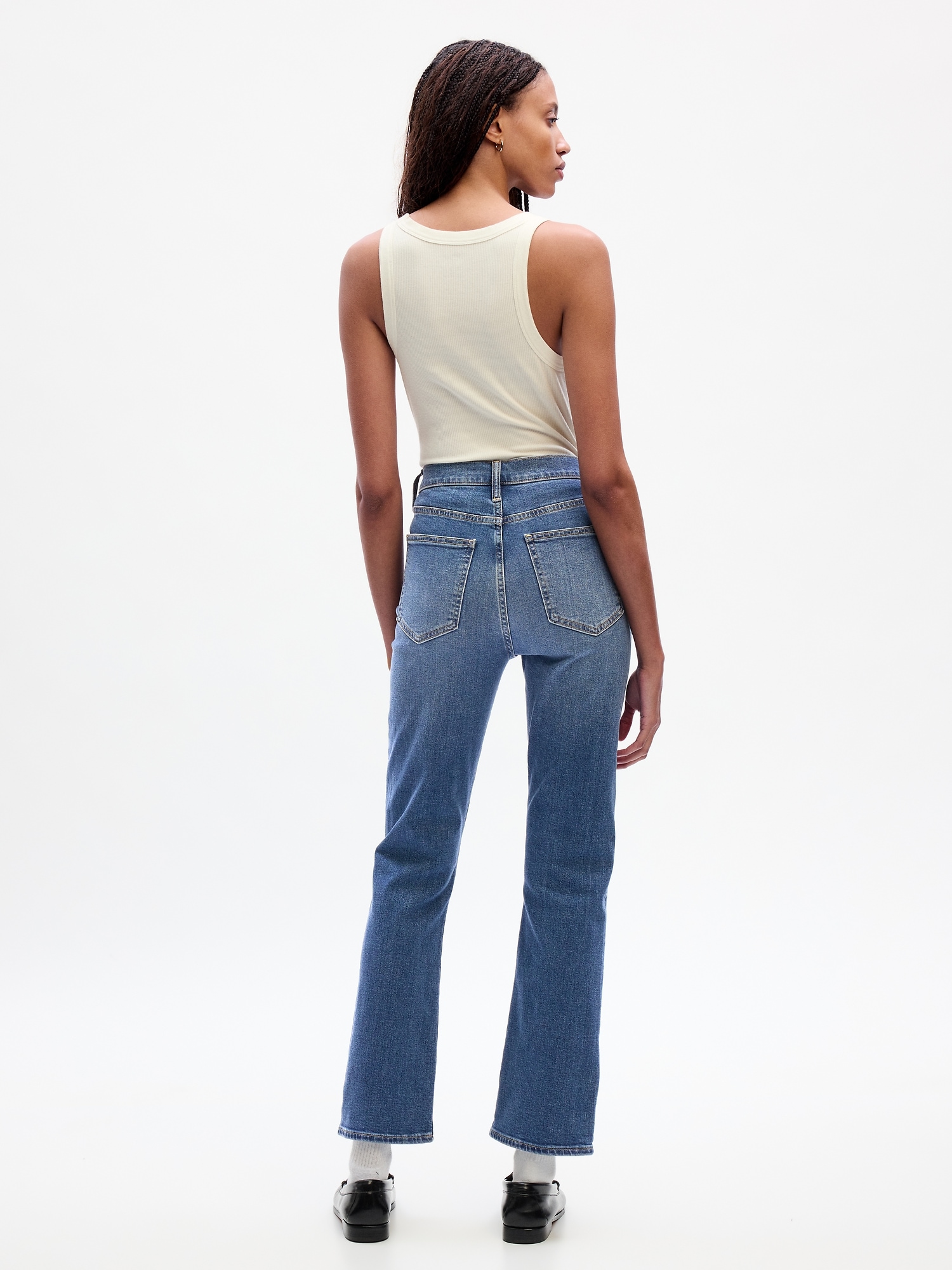 High Rise Kick Fit Jeans with Washwell | Gap