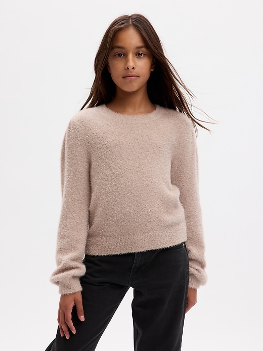 Image number 4 showing, Kids Metallic Shine Pullover Sweater