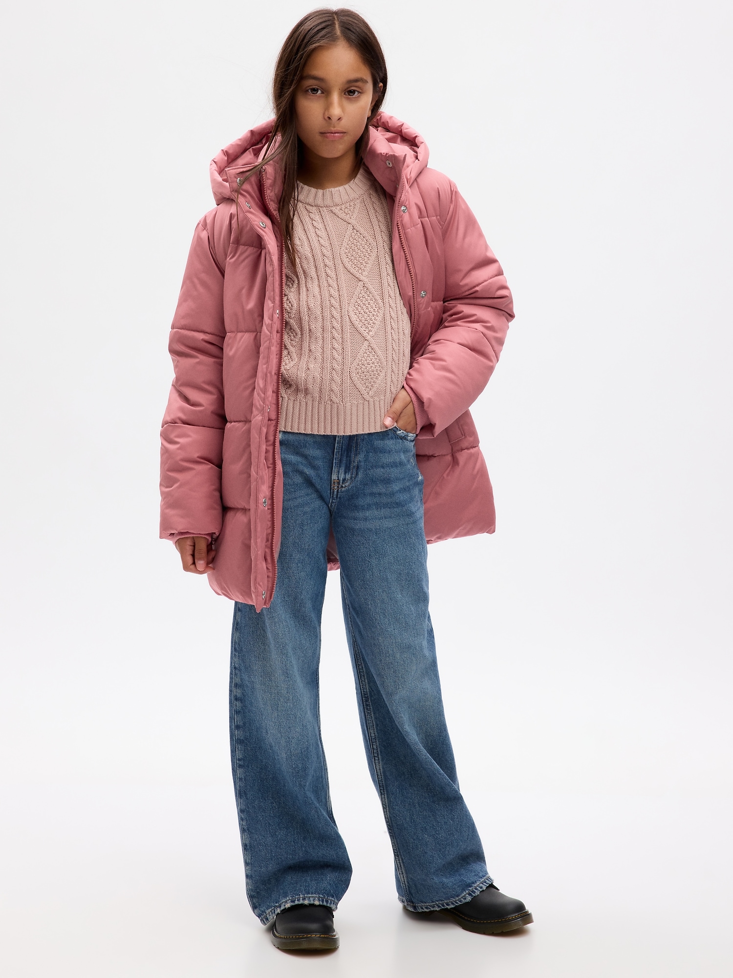 Gap Kids Recycled Heavyweight Puffer Jacket