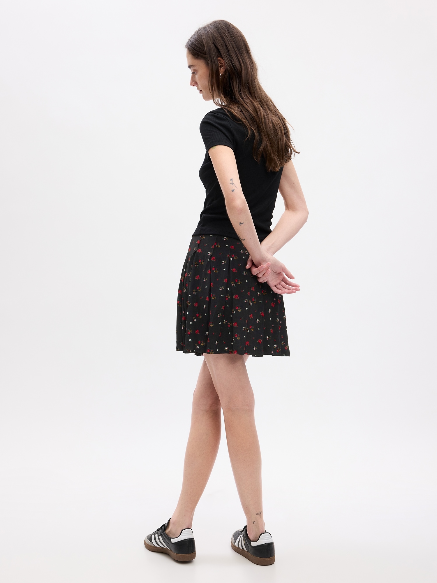 Pleated Mini Skirt Gap