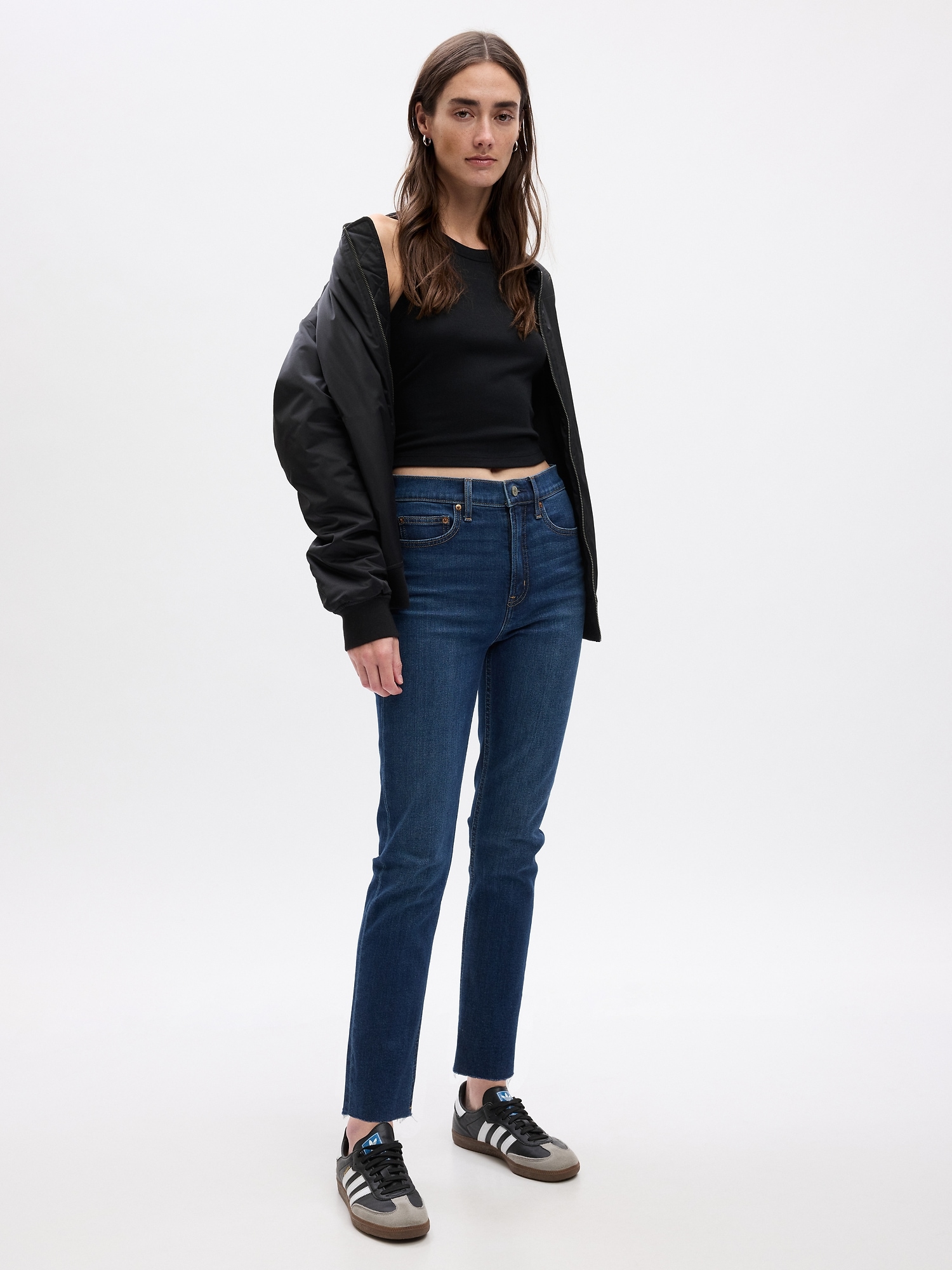 High Rise Vintage Slim Jeans | Gap