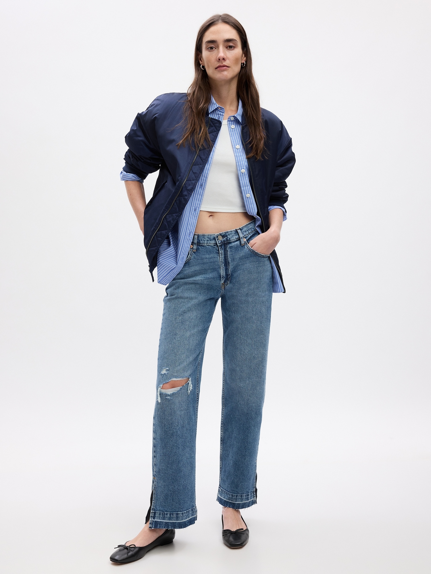 Gap Mid Rise Cotton 90s Loose Jeans