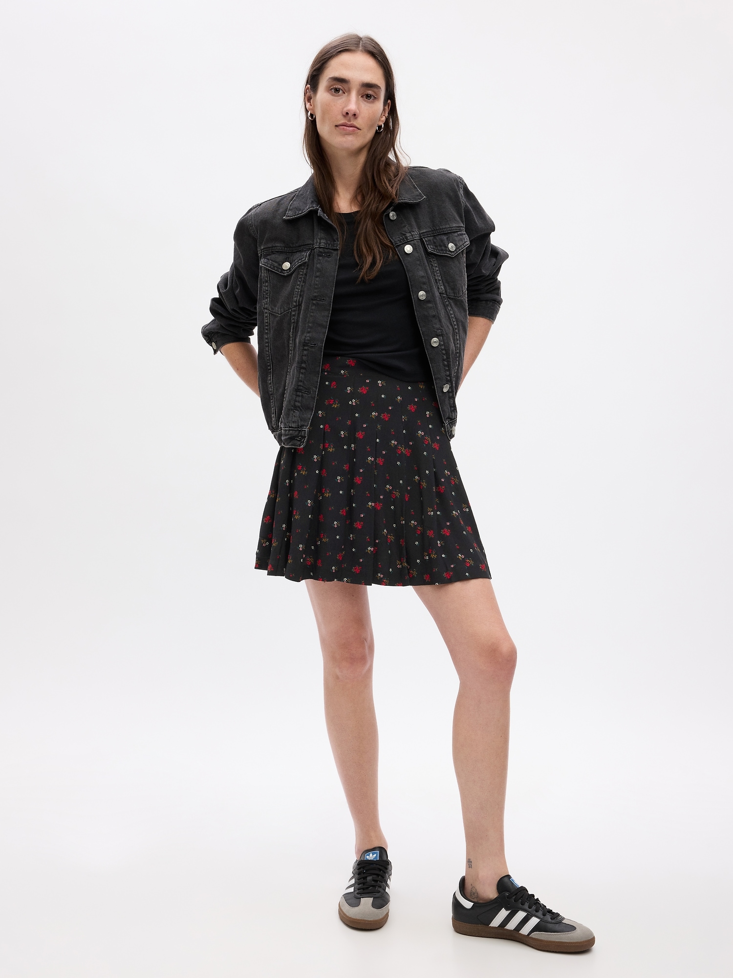 Gap Pleated Mini Skirt