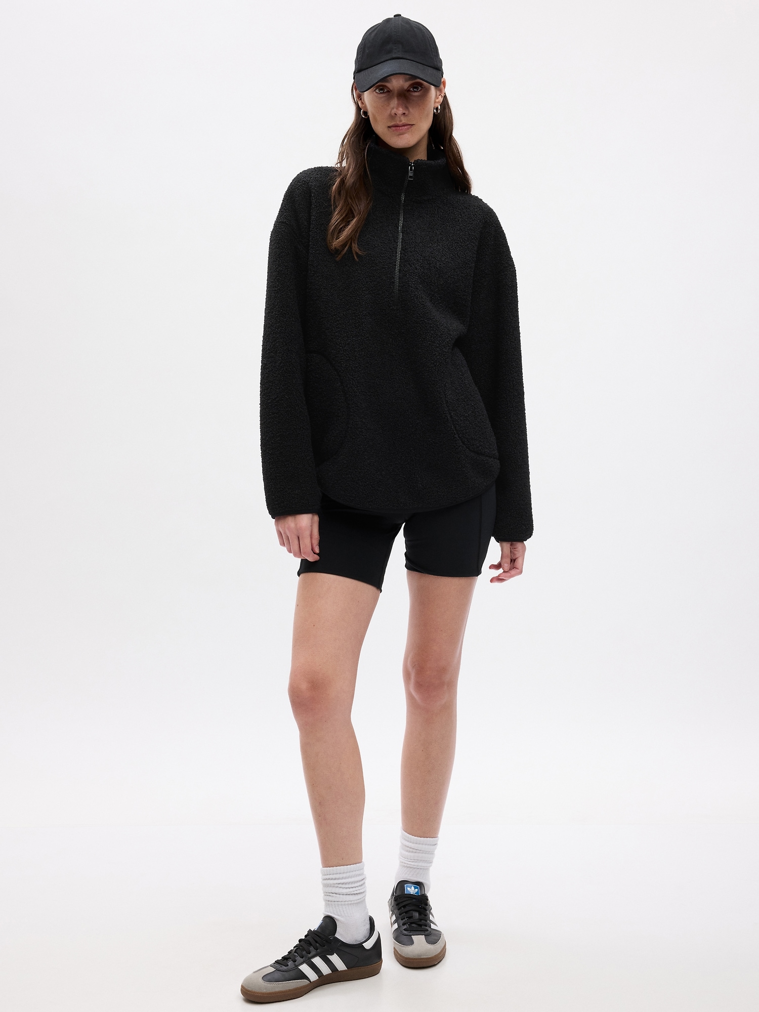 GapFit Sherpa Half-Zip Pullover