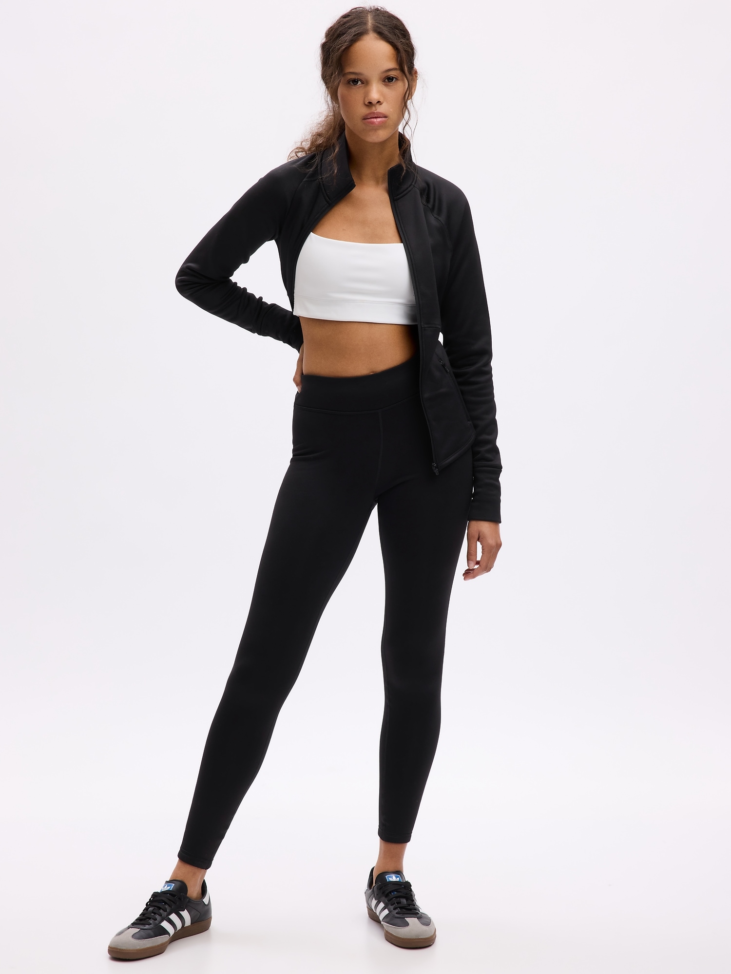 GapFit High Rise Winterbrush Full Length Leggings Gap