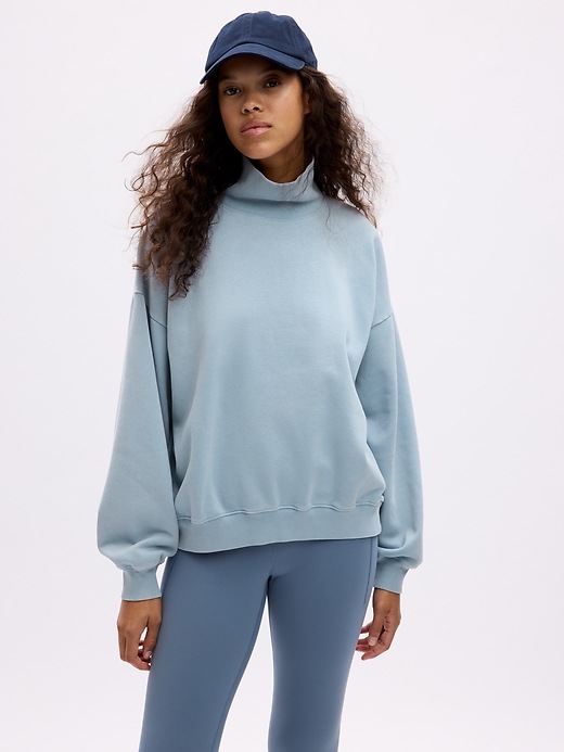 Image number 1 showing, Vintage Soft Turtleneck Sweatshirt