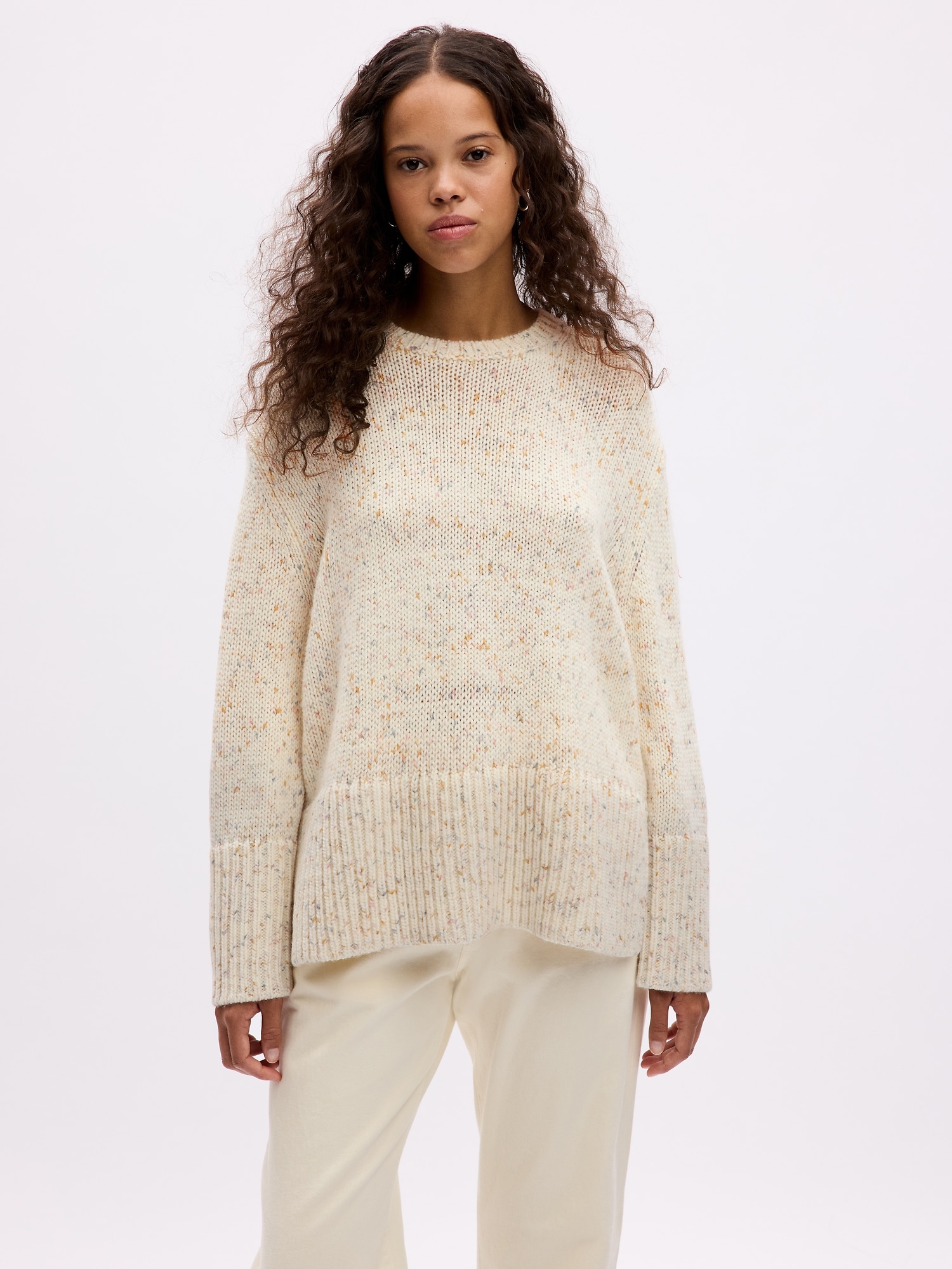 Women's clearance confetti sweater