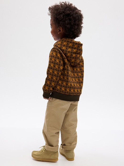 2 of 8 showing, with the color camel brown of product GAP × DAP Toddler Logo Hoodie
