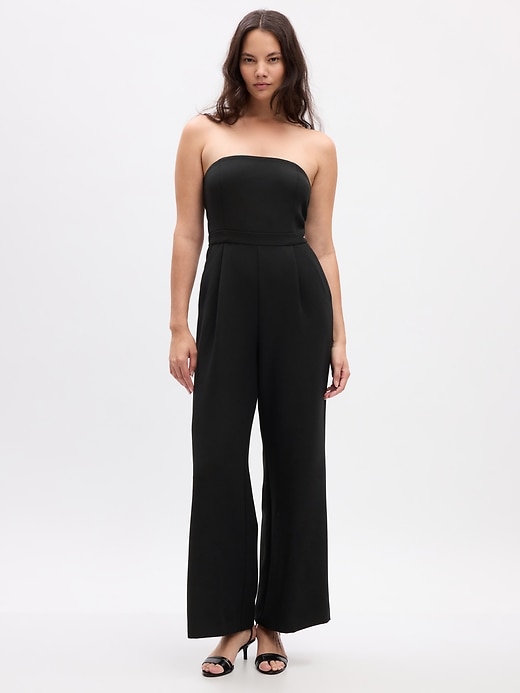 Strapless Wide-Leg Jumpsuit | Gap