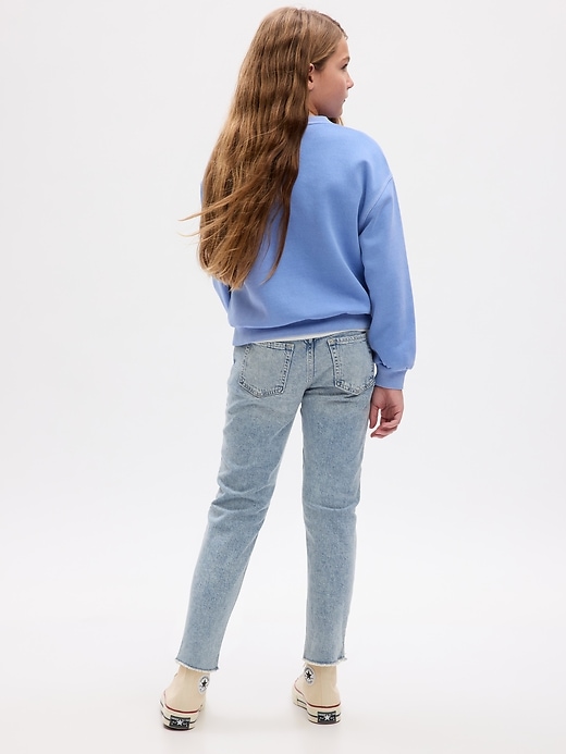 Image number 2 showing, Kids Mid Rise Girlfriend Jeans