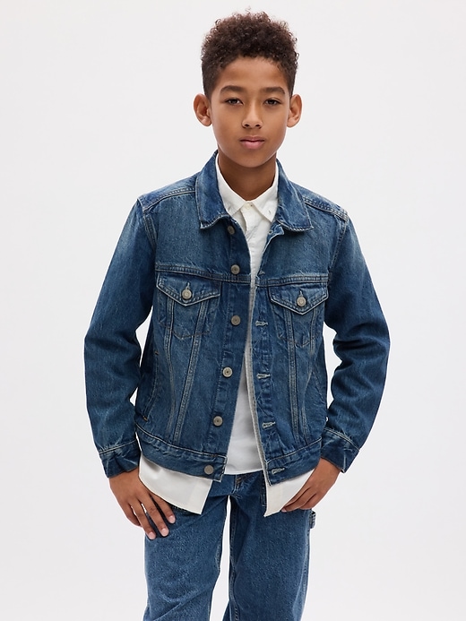 Image number 1 showing, Kids Denim Icon Jacket