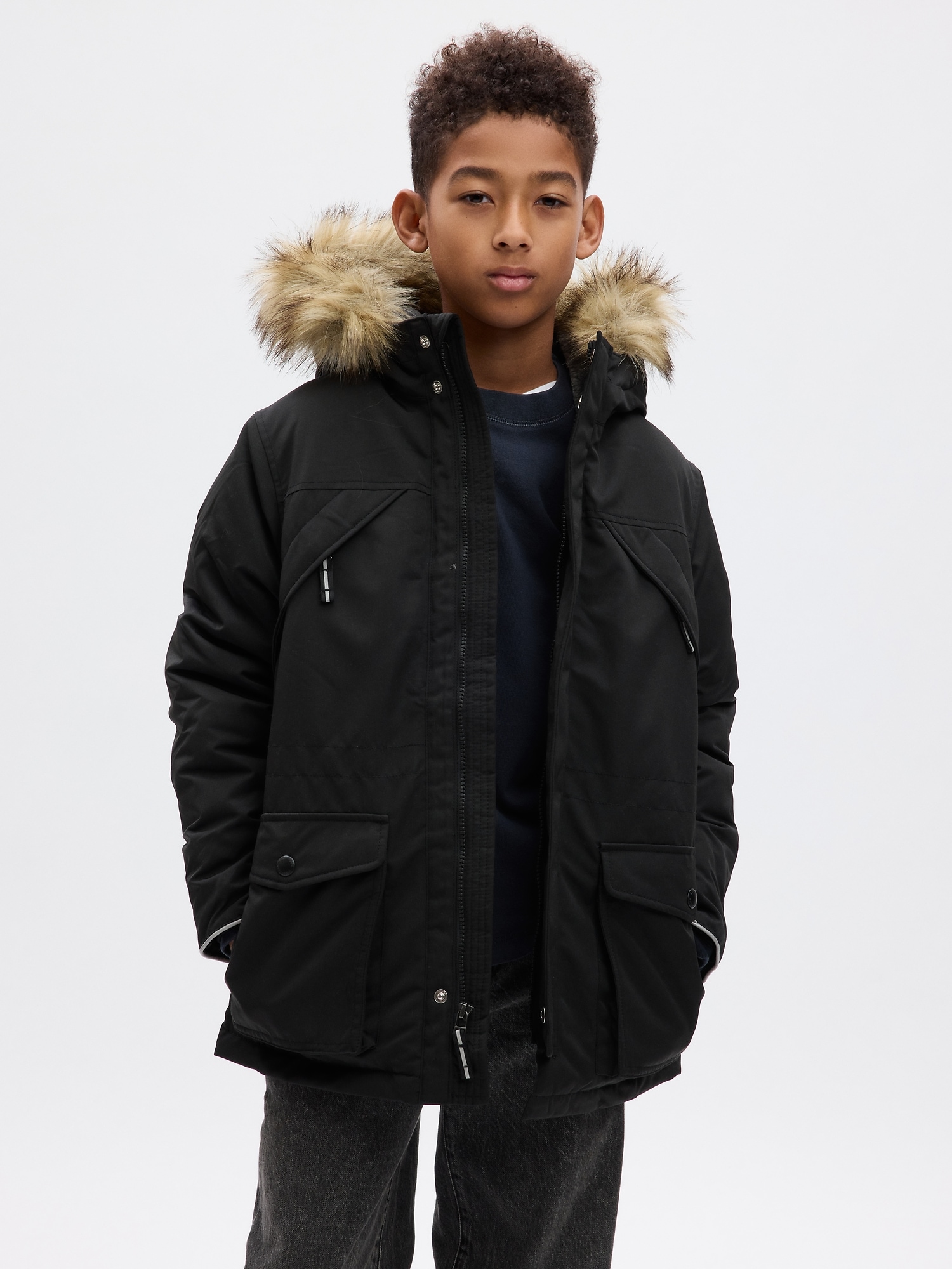 Kids Heavyweight Parka Jacket | Gap