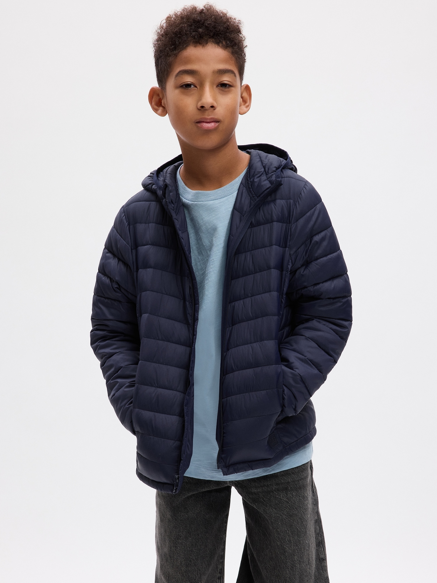 Kids Recycled Lightweight Puffer Jacket | Gap