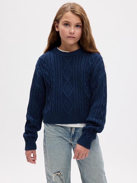 Image number 4 showing, Kids Cable-Knit Sweater