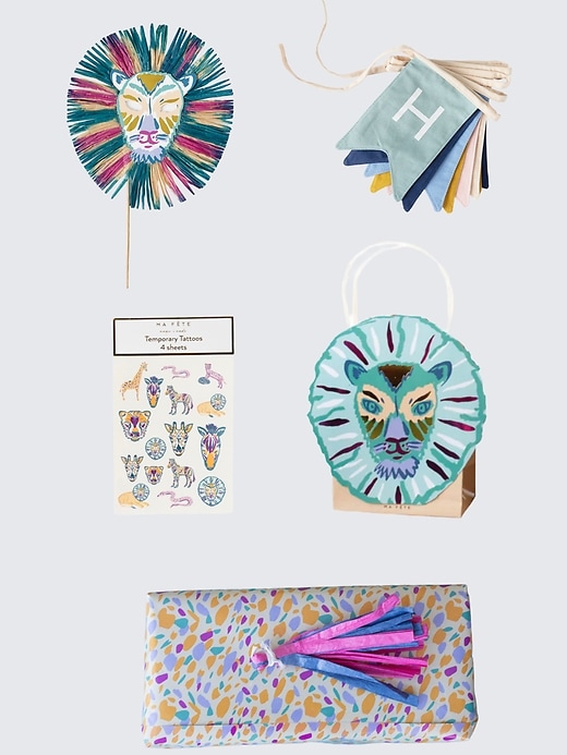 Image number 2 showing, Ma Fete Safari Party Accessories Kit