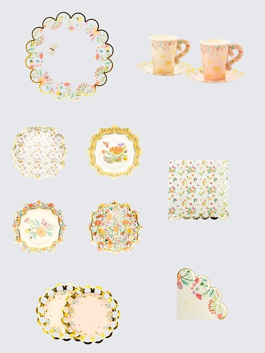 Image number 3 showing, Ma Fete Tea Party Tabletop Mini Party Kit