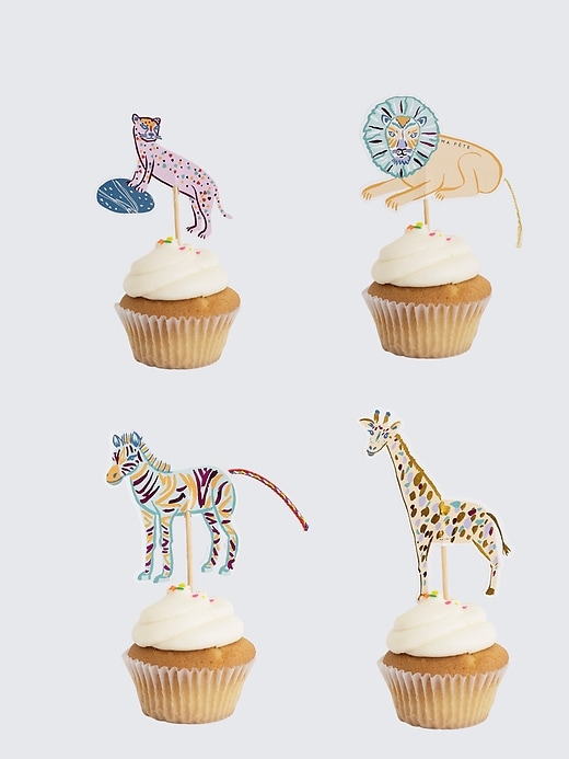 Image number 8 showing, Ma Fete Safari Cheetah Table Mini Party Kit