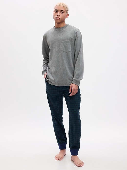 Gap flannel joggers outlet