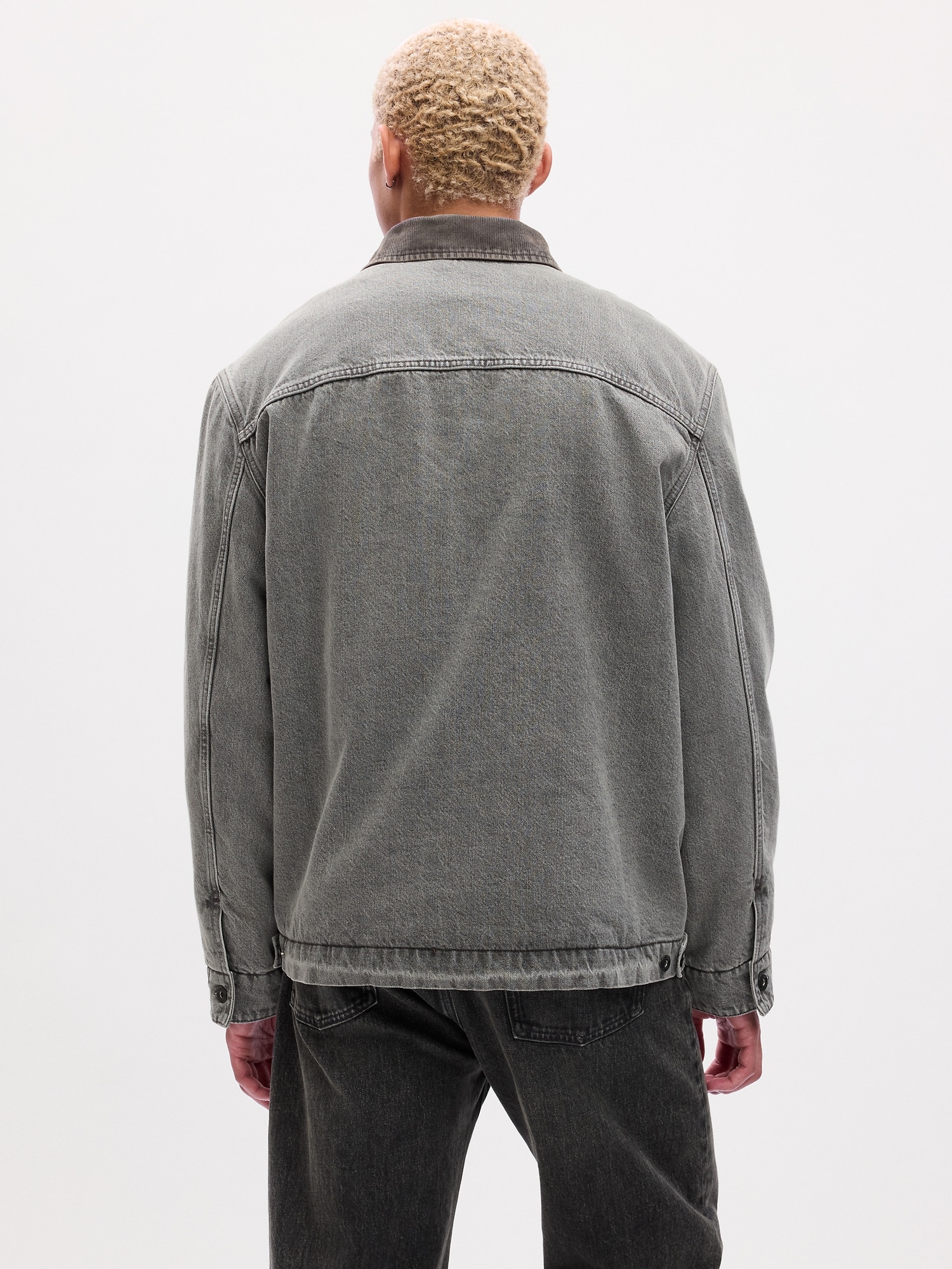 Lined Denim Chore Jacket