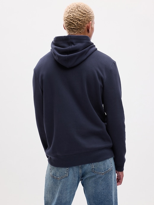 2 of 8 showing, with the color blue of product Vintage Soft Mini Arch Logo Hoodie