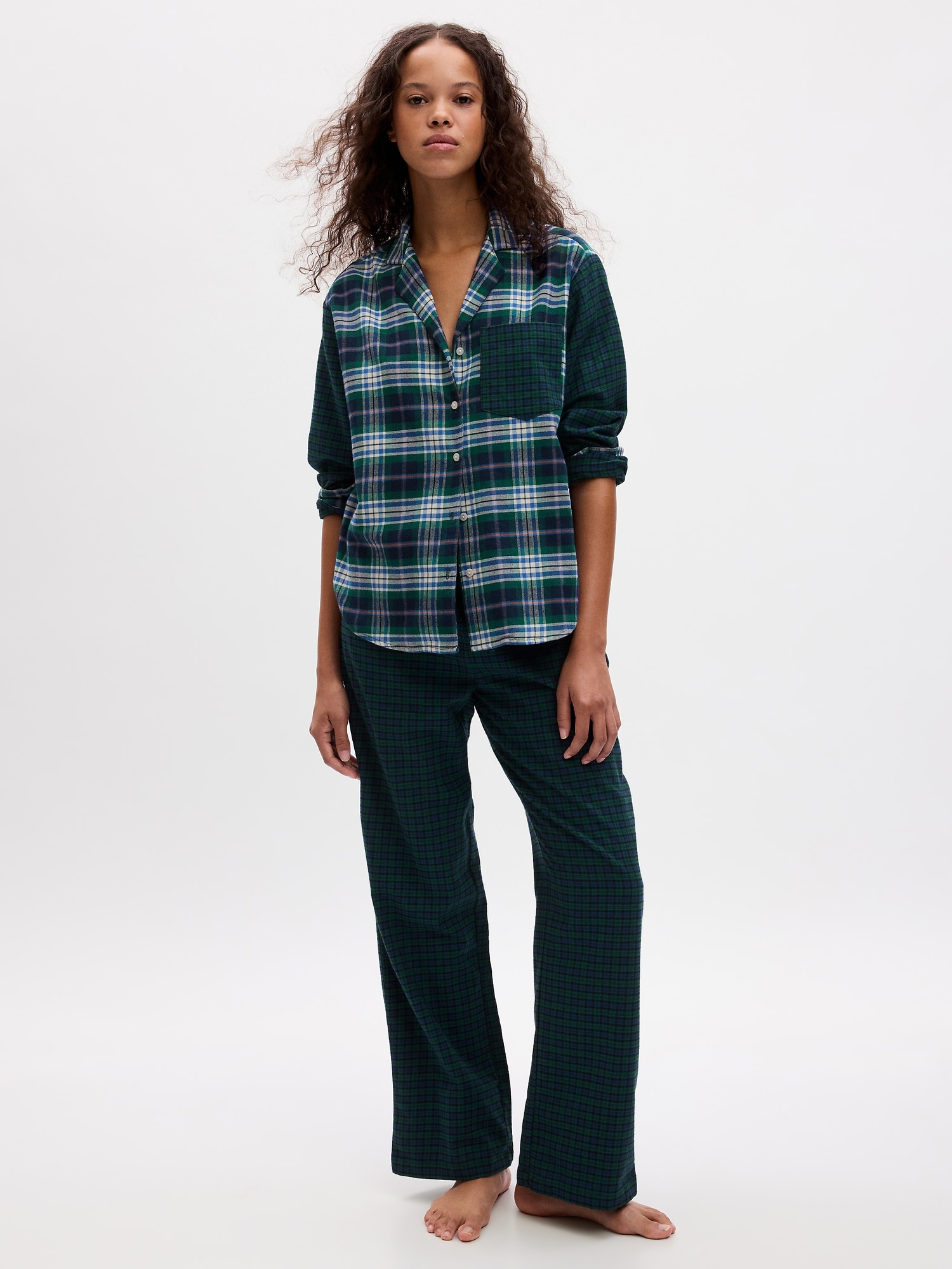 Gap Flannel PJ Set