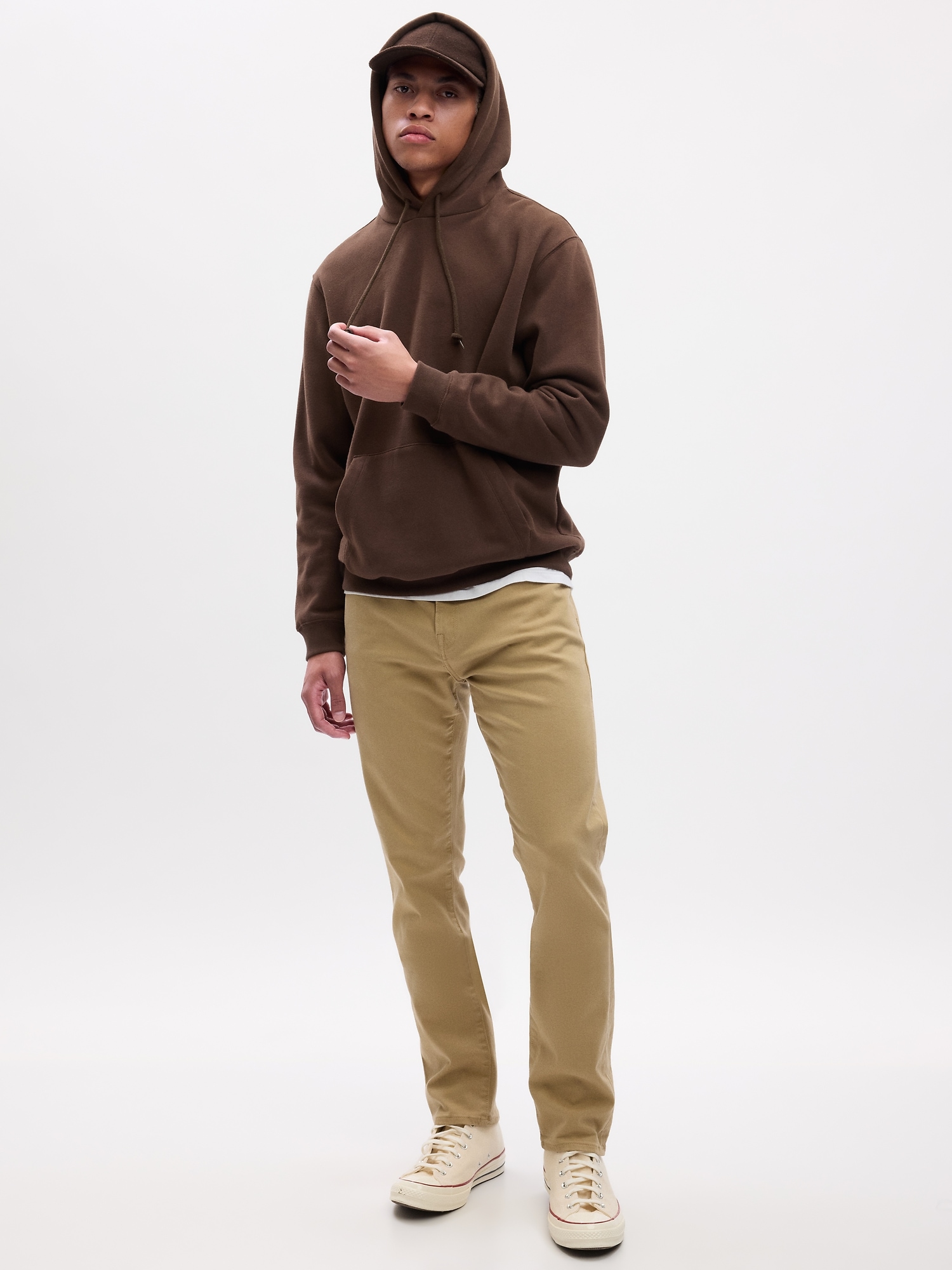 Gap City Slim Jeans In Flex Max In Brown