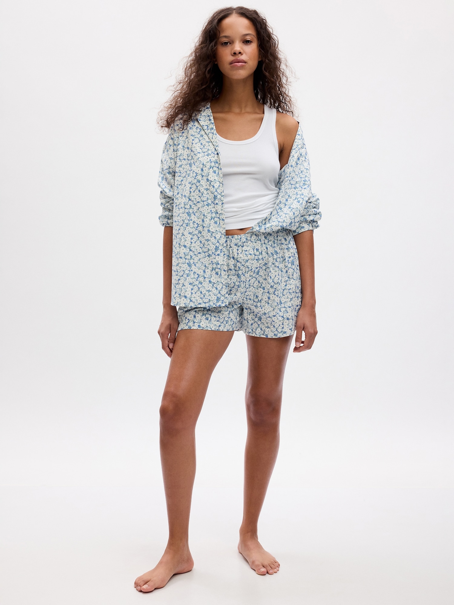 Poplin PJ Shorts