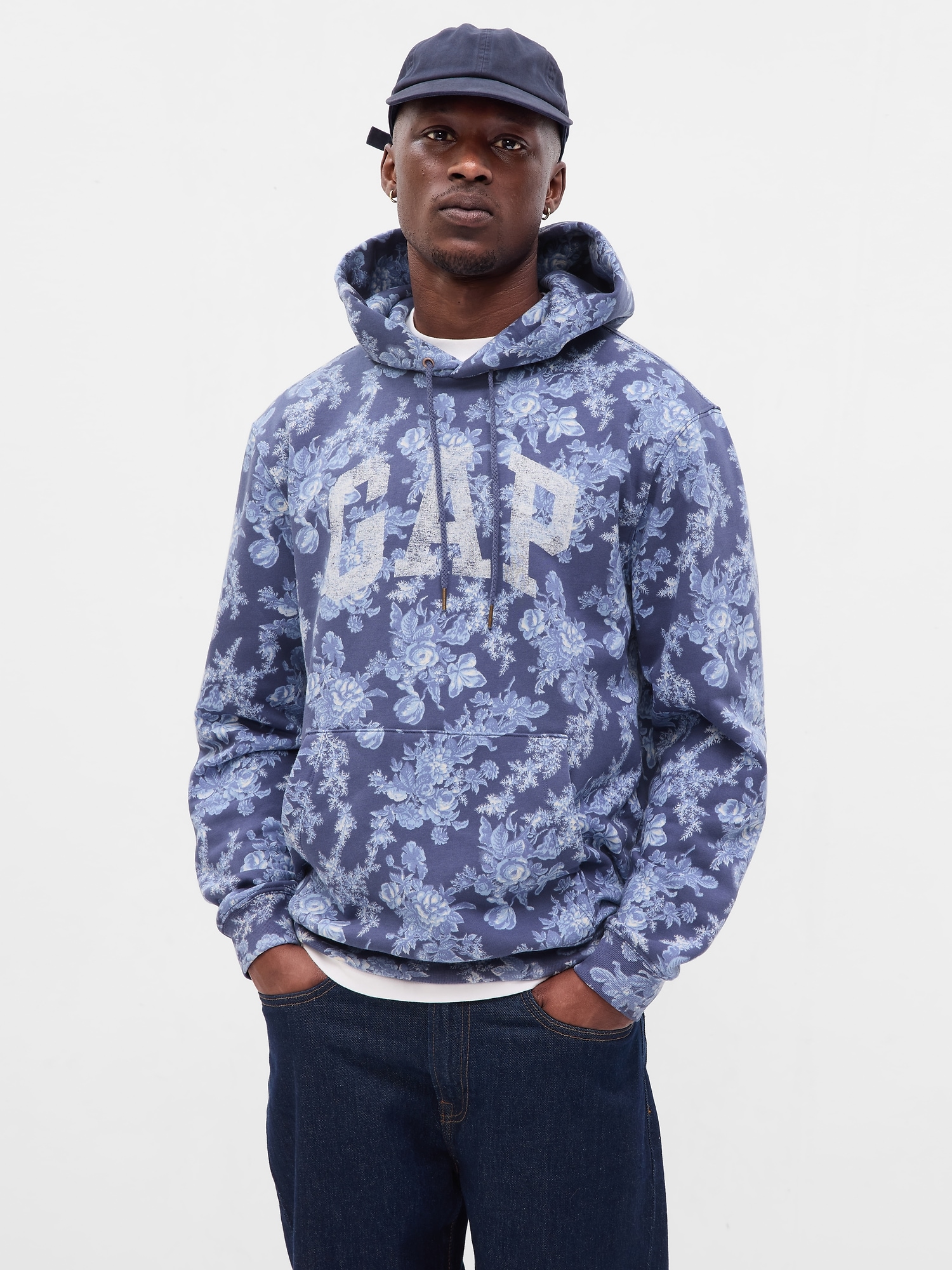 Gap × LoveShackFancy Floral Logo Hoodie