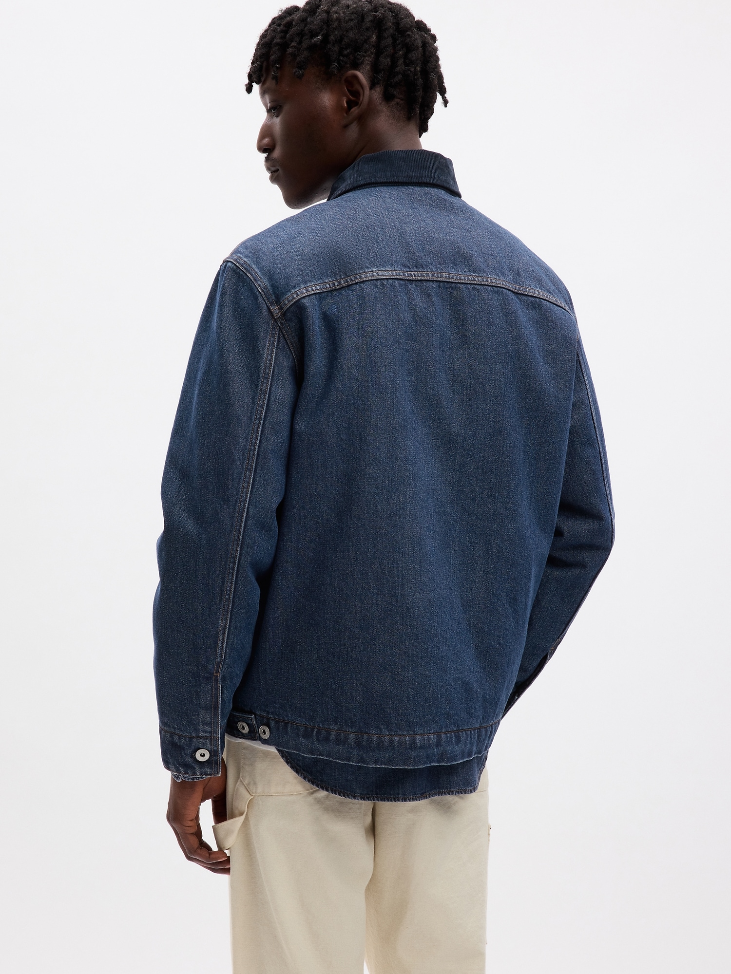 Lined Denim Chore Jacket