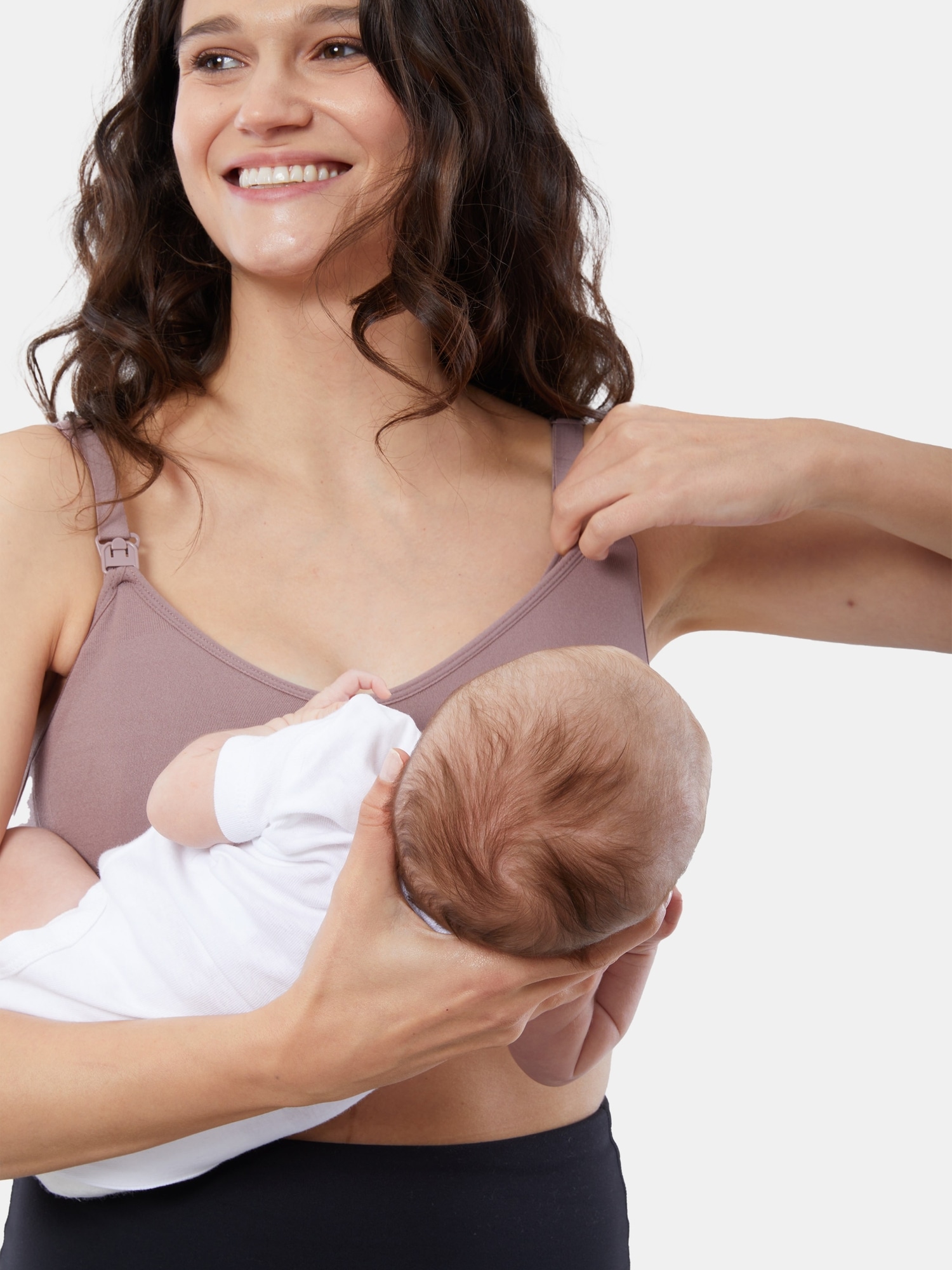 Ingrid and Isabel Basics Maternity Seamless 2 in 1 Nursing and