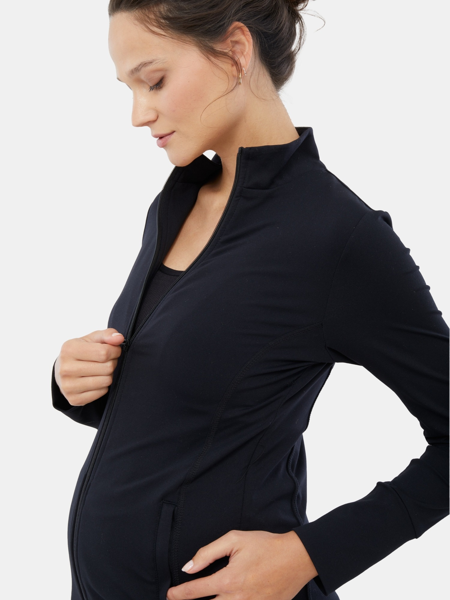 Ingrid and Isabel Maternity Active Side Zip Jacket Gap