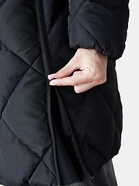 View large product image 5 of 12. Ingrid and Isabel Maternity Longline Puffer Jacket