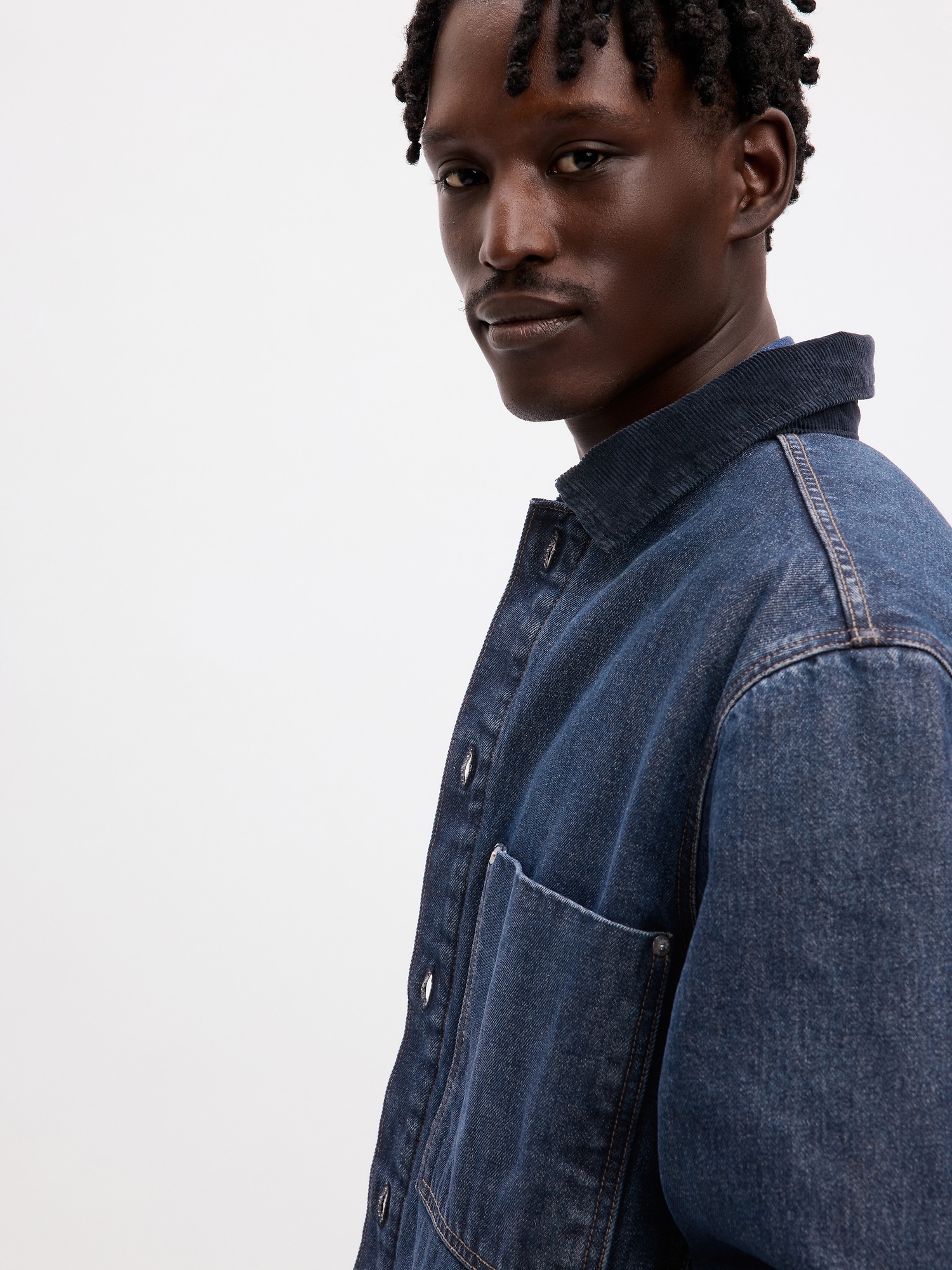 Lined Denim Chore Jacket | Gap