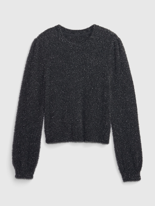 Image number 3 showing, Kids Metallic Shine Pullover Sweater