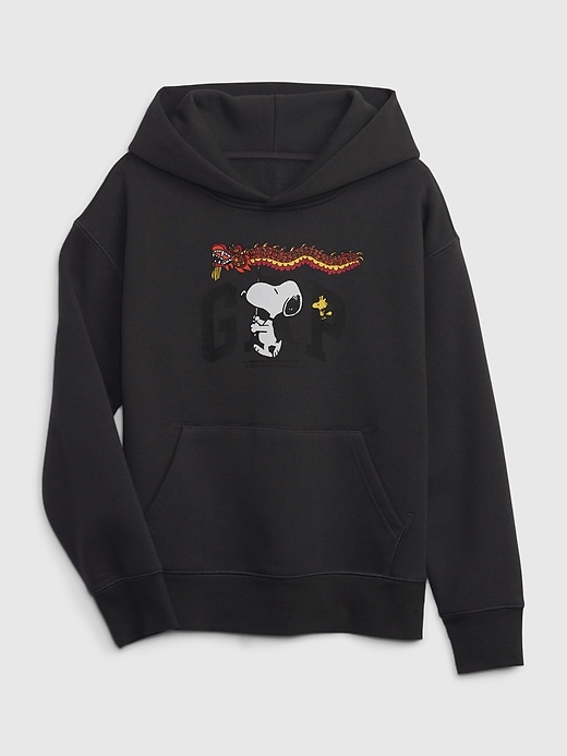 Image number 1 showing, Kids Gap Arch Logo Peanuts Graphic Hoodie