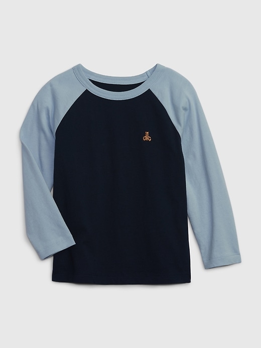 1 of 8 showing, with the color sail blue of product babyGap Organic Cotton Mix and Match T-Shirt