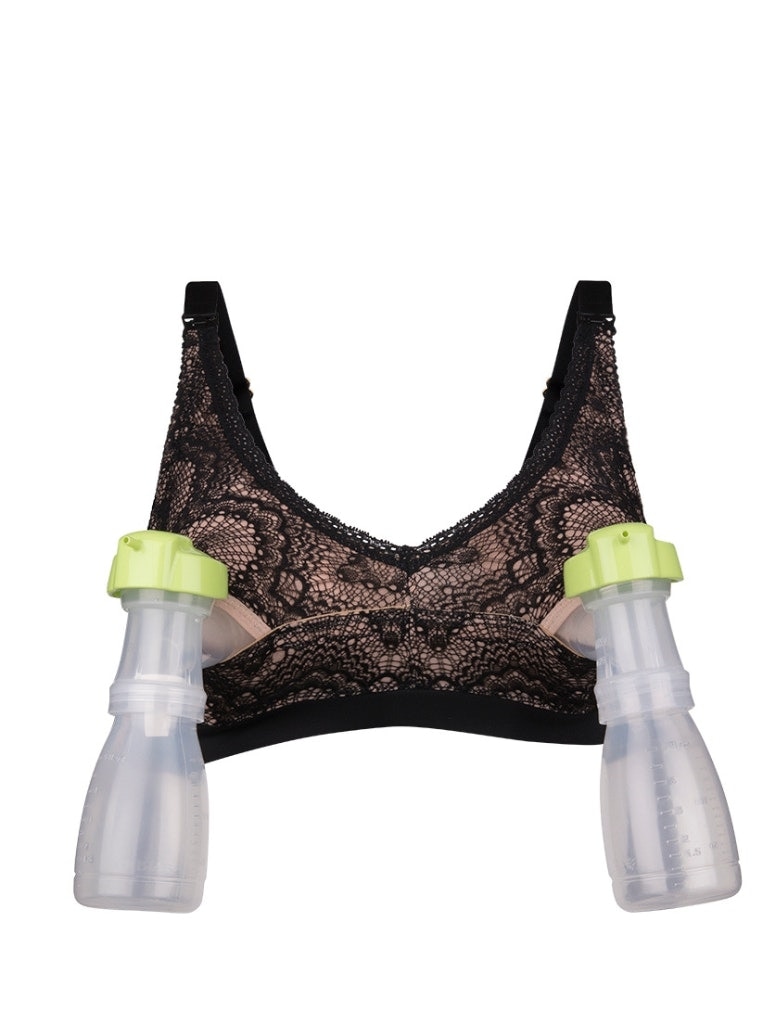 Ruby Handsfree Pumping and Nursing Bra in Black – The Fourth