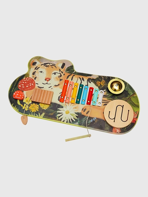 Image number 1 showing, Tiger Tunes Wooden Toddler Musical Toy Instrument