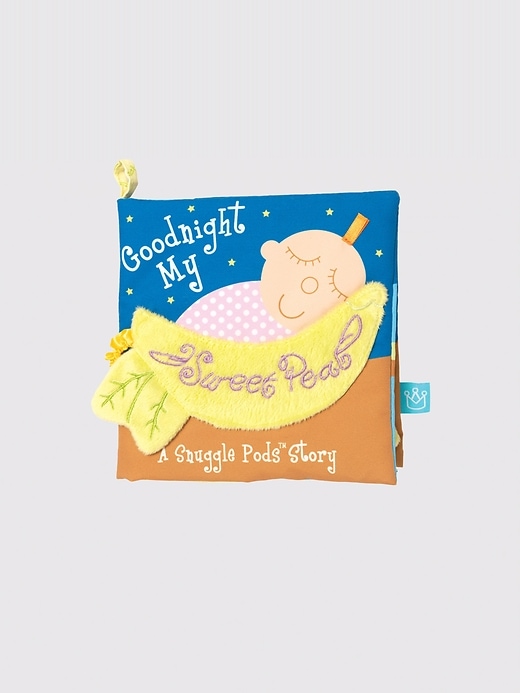 1 of 8 showing, with the color Multi of product Snuggle Pods Goodnight My Sweet Pea Soft Baby Activity Book