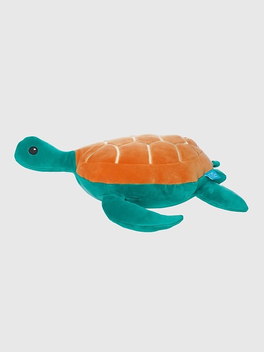 1 of 8 showing, with the color Multi of product Velveteen Ocean Life Sea Turtle Stuffed Animal