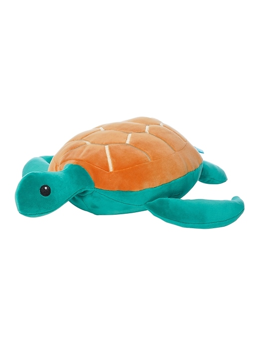 2 of 8 showing, with the color Multi of product Velveteen Ocean Life Sea Turtle Stuffed Animal